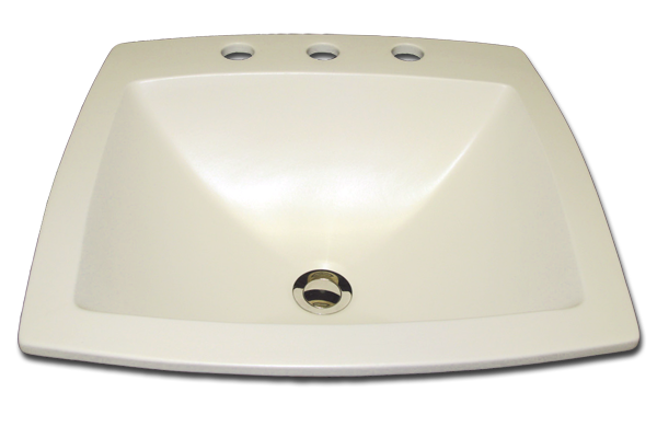 KB rectangle with faucet holes 18 1/4 x 19 3/4